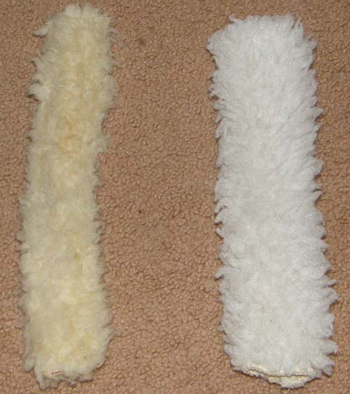 Halter Fleece Tube Piece with Velcro Noseband Fleece Cover Maize White