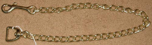 30” Chain with Snap Lead Chain Lunge Line Chain Replacement Chain with Swivel & Snap
