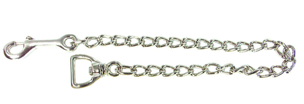 20” Chain with Snap Lead Chain Lunge Line Chain Replacement Chain with Swivel