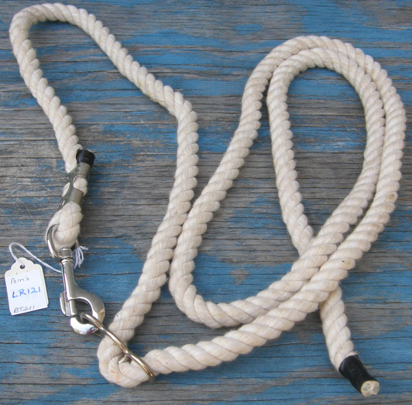 Perri's Adjustable Cotton Neck Rope 5/8" x 8 1/2' Off White