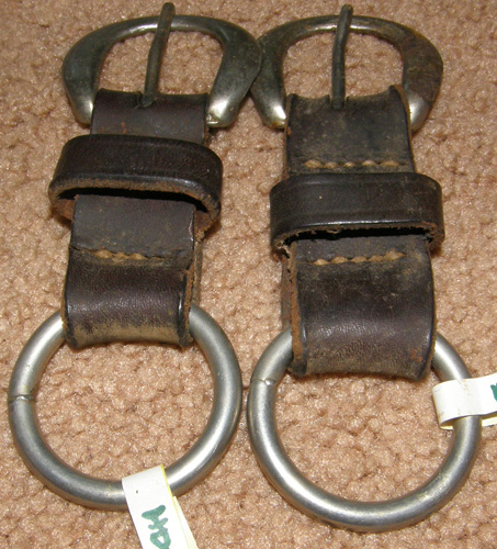 Halter Hardware Buckle Short Strap & Ring Leather Halter Replacement Piece