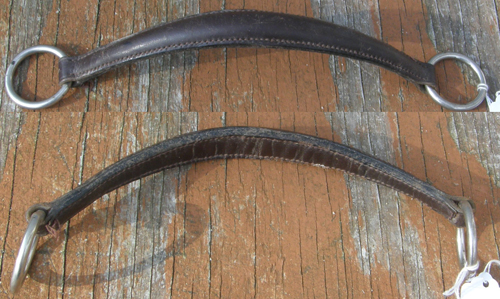Round Raised Leather with Metal O Rings Martingale Strap Hand Hold Crafters Handle Irish Martingale