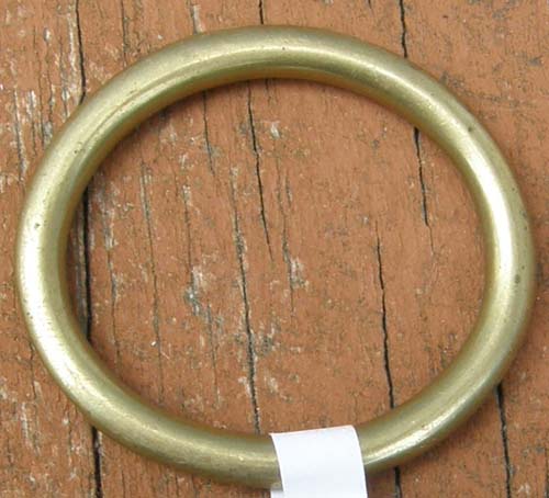 1 3/4" Outside Diameter Round Ring Solid Brass O Ring Hardware Halter Repair