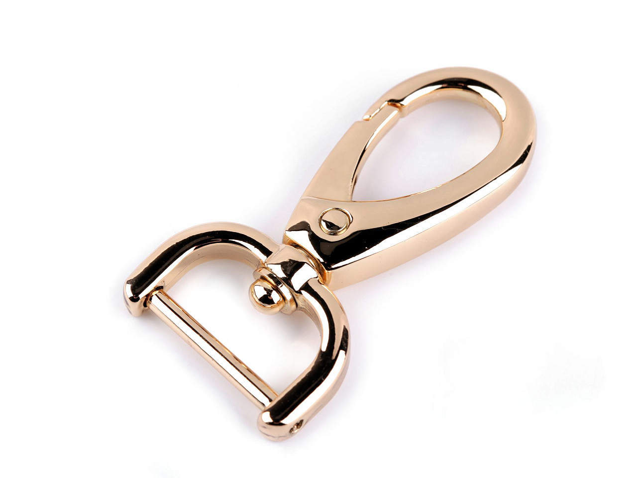 Craftmemore 1 7/8" Gold Tone Lobster Claw Swivel Snap Keychain Clip Craft Snap