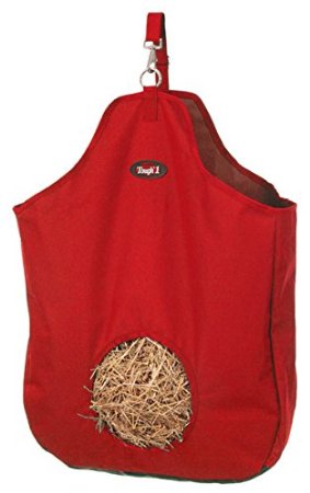 Tough-1 Nylon Tote Hay Bag Hay Net Red