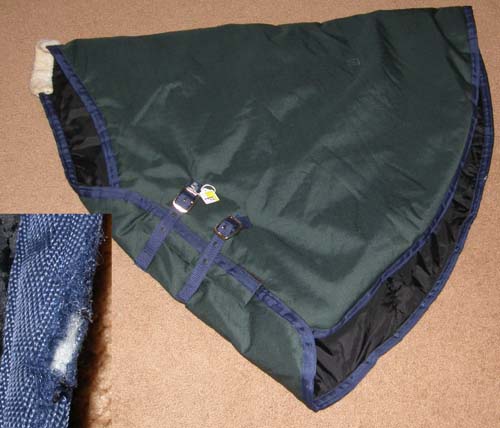 Rider's International Supreme Neck Cover Waterproof Winter Blanket Neck Cover L Horse Hunter Green