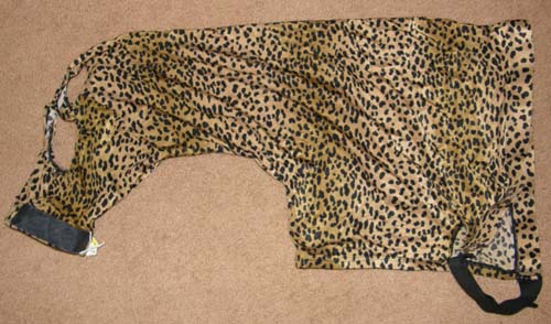 Sleazy Sleepwear Slinky Hood Sleazy Hood Lycra Hood S Horse Leopard Print