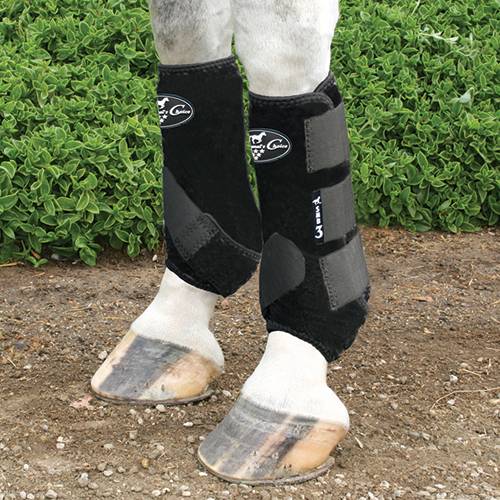 Professional's Choice SMB 3 Sports Medicine Boots Leg Protection L Horse Front Black