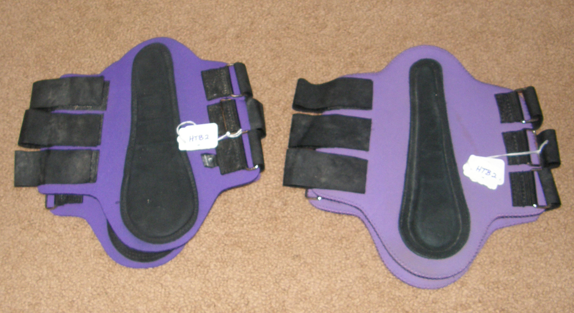 Neoprene Tendon Boots Splint Boots Leg Protection L Horse Purple Lavender