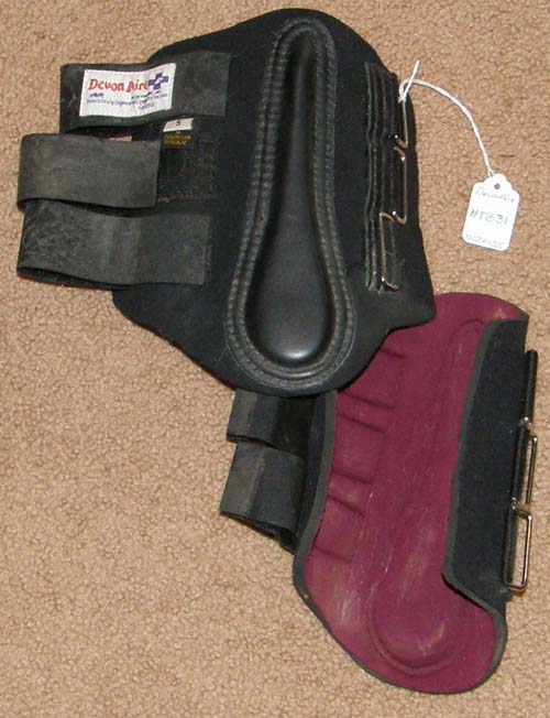 Devon Aire Neoprene Splint Boots Front Tendon Boots Leg Protection S Horse Black