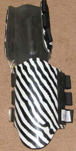 Davis Pro-Fit Zebra Print Splint Boots Tendon Boots Leg Protection M Horse
