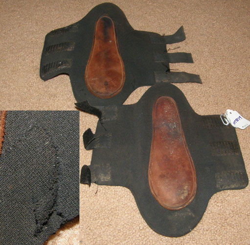 Neoprene Splint Boots Tendon Boots Leg Protection S/M Horse Black