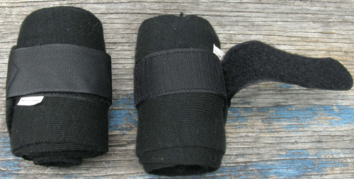 Track Wraps Horse Knit Leg Wraps Leg Bandages Standing Wraps Black