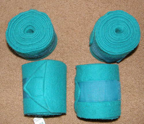 Equine Textiles Keenland Polo Wraps Leg Wraps Leg Bandages Horse Kelly Green