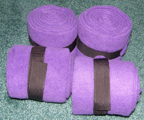 Polo Wraps Leg Wraps Leg Bandages Pony Purple