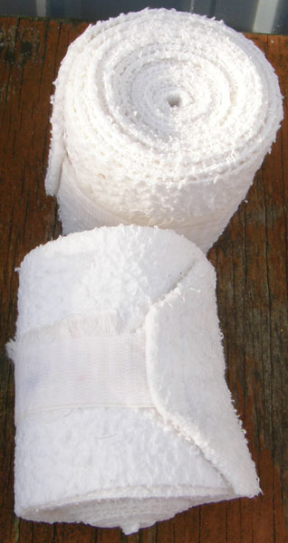 White Polo Wraps Leg Wraps Polo Bandage
