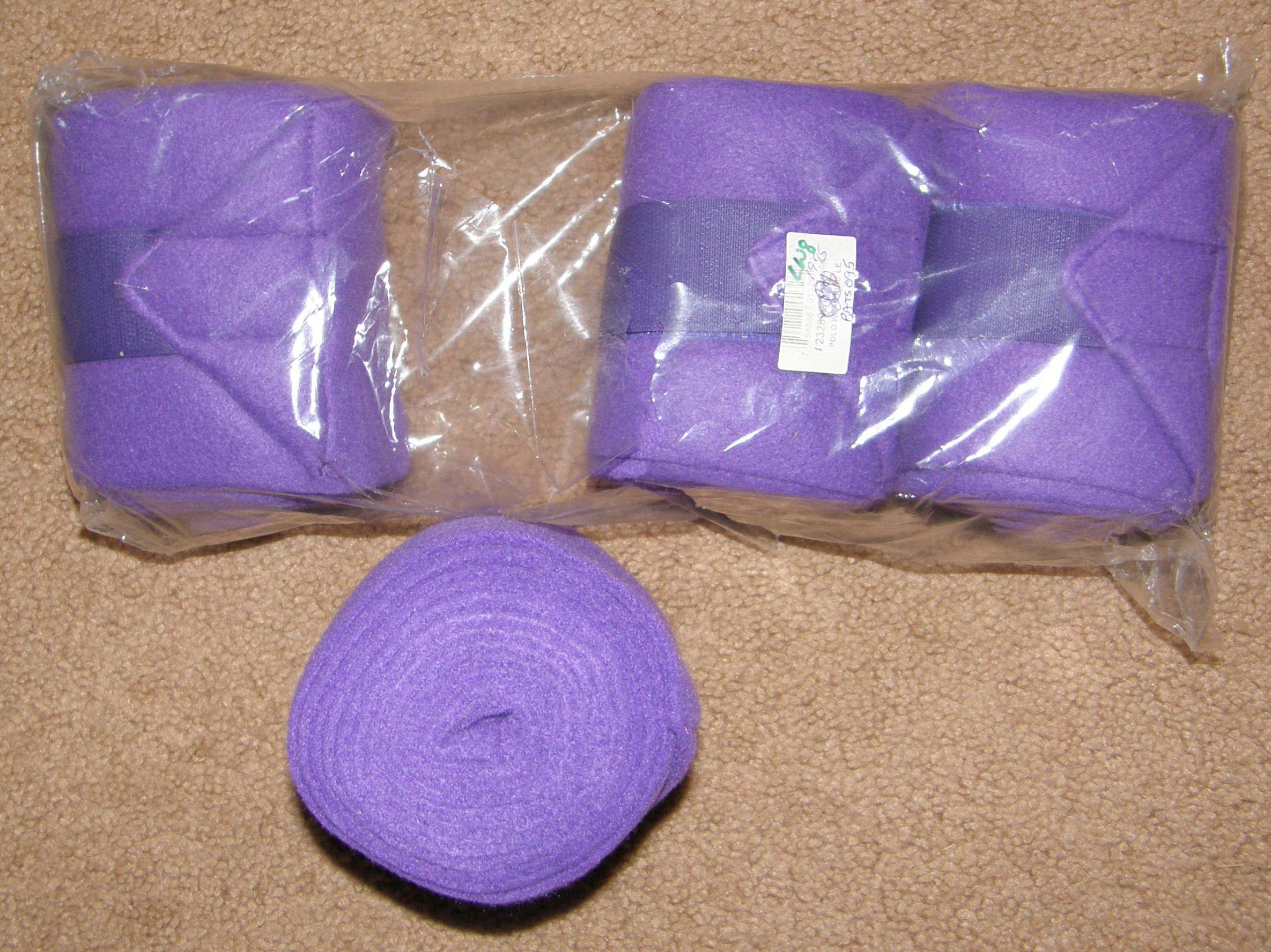 Polo Wraps Leg Wraps Leg Bandages Horse Purple