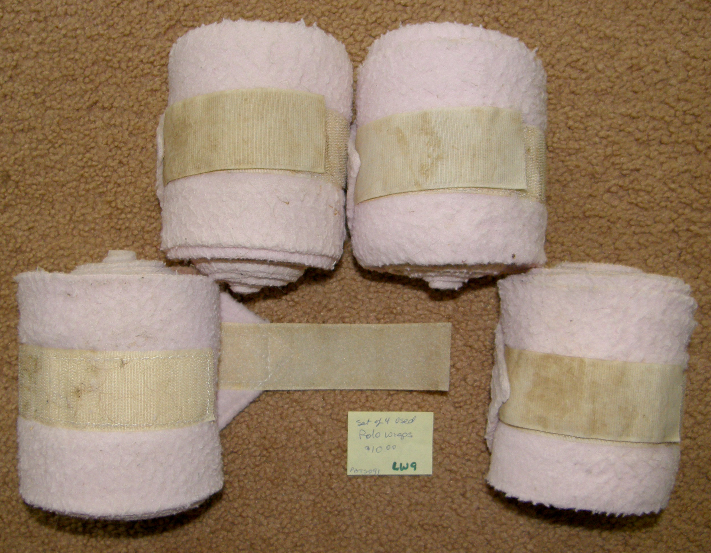Polo Wraps Leg Wraps Leg Bandages Horse Pale Pink Pastel Pink