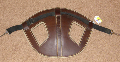 Felt Lined Leather Head Bumper Horse Helmet