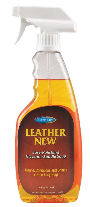Farnam Leather New Liquid Leather Cleaner Glycerine Saddle Soap Spray 16 oz