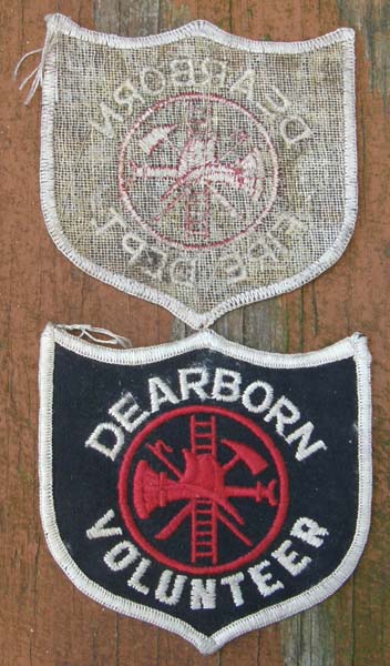 Vintage Dearborn MI Fire Dept Patch Sew On Shoulder Patch
