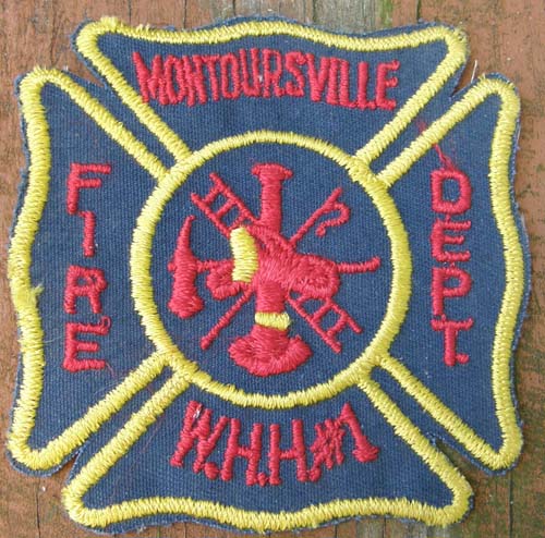 Vintage Montoursville PA W.H.H. #1 Fire Dept Patch Sew On Shoulder Patch