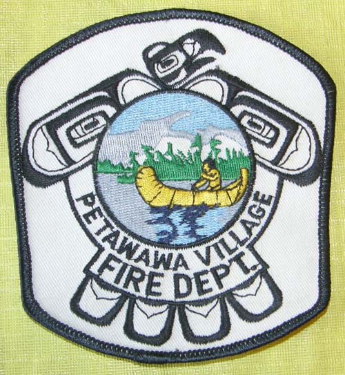 Vintage Petawawa Village Fire Dept Patch Sew On Shoulder Patch
