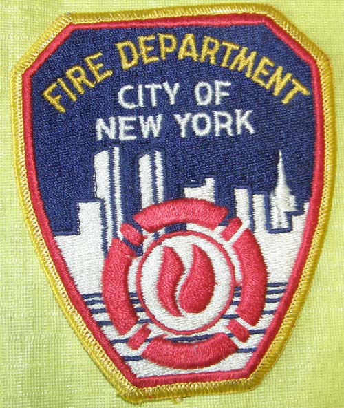 Vintage City of New York NY Fire Dept Patch Sew On Shoulder Patch