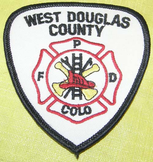 Vintage West Douglas County Colorado Fire Dept Patch Sew On Shoulder Patch