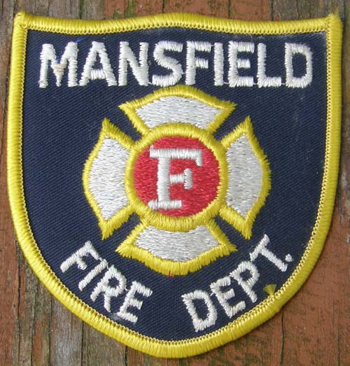 Vintage Mansfield TX Fire Dept Patch Sew On Shoulder Patch
