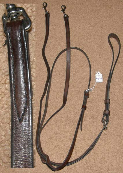 Tory Leather German Martingale Yoke Only Headsetter Head Setting Aide
