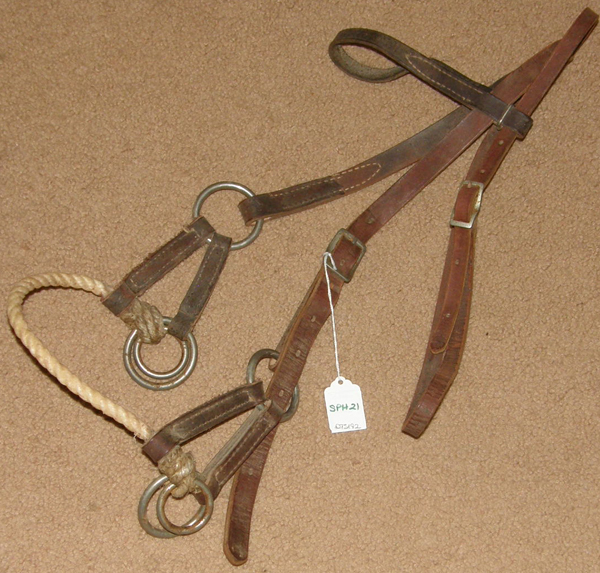 Rope Nose Side Pull Headstall Sidepull Training Headstall Bitless Bridle
