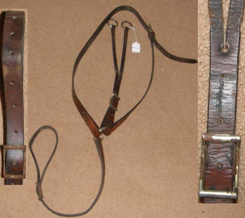 Weaver? Tory? Western Training Fork English Running Martingale Heavy Duty Breastplate Flat Leather Running Martingale Attachment Brown Horse