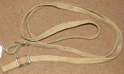 Flat Waxed Cord Western Reins Natural Braided Waxed Cord Roping Reins Gaming Reins 3/4" x 7'