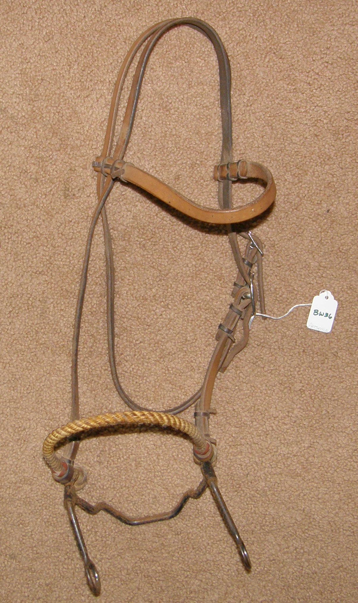 Stop N Turn Bit with Western Headstall Quick Stop Western Training Headstall