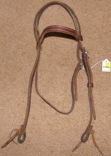 Russet Leather Western Headstall Browband Western Headstall Western Bridle Horse/L Horse