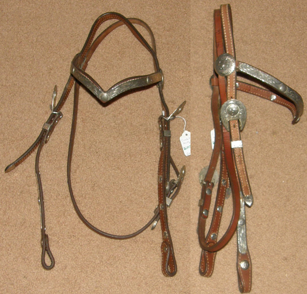 9312円 超人気 専門店 Mini Mahogany - Tahoe Tack Barbwire Leather Western Hand Tooled Browband Headstall with Matching Split Reins