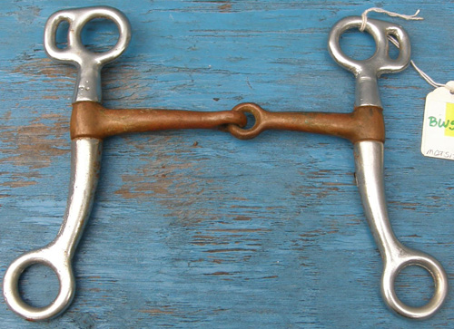 5” Copper Mouth Tom Thumb Jointed Training Snaffle Bit Western Breaking Bit