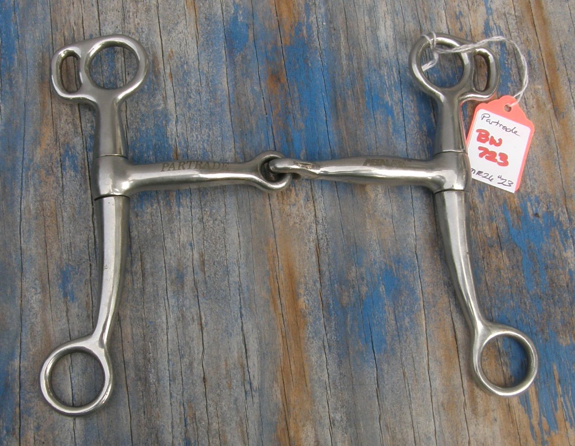 Partrade 5" Tom Thumb Jointed Training Snaffle Bit Western Breaking Bit