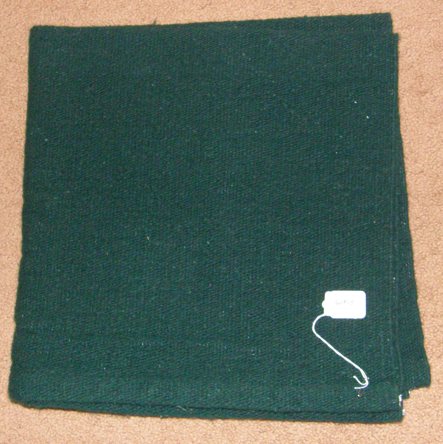 Mayatex Solid Color Woven Western Show Blanket Pad Western Saddle Blanket Hunter Green