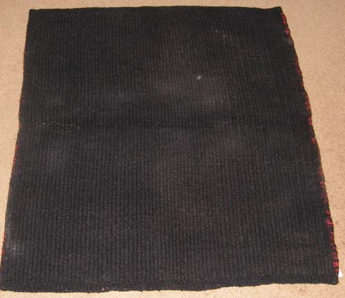 Mayatex? Reversible San Juan Wool Western Saddle Blanket Single Fold Reversible Solid Color Woven Western Show Blanket Pad Red Black