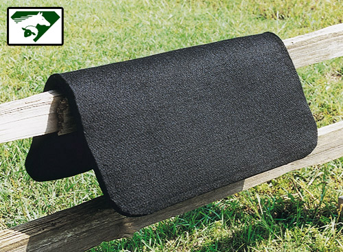 Diamond Wool Syn-Felt Blanket Liner 3/8” Felt Pad Western Saddle Pad Black 30x30
