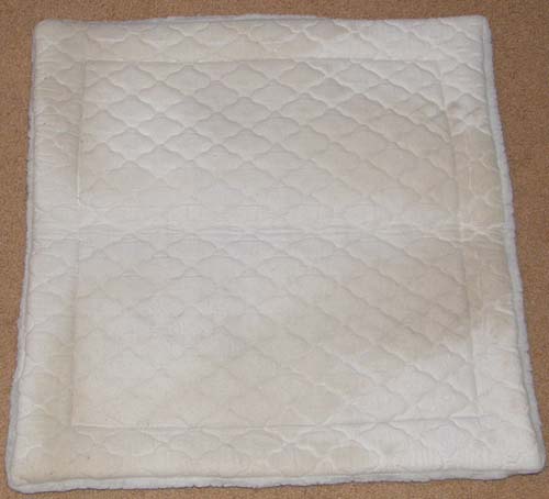 Wilkers Quilted Cotton Lined Fleece Pad Fleece Western Saddle Pad Square Fleece English Pad White 23x24