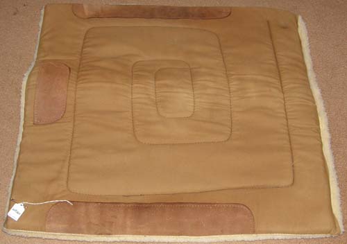 Thick Western Saddle Pad Fleece Lined Square Pad Golden Tan 33x31