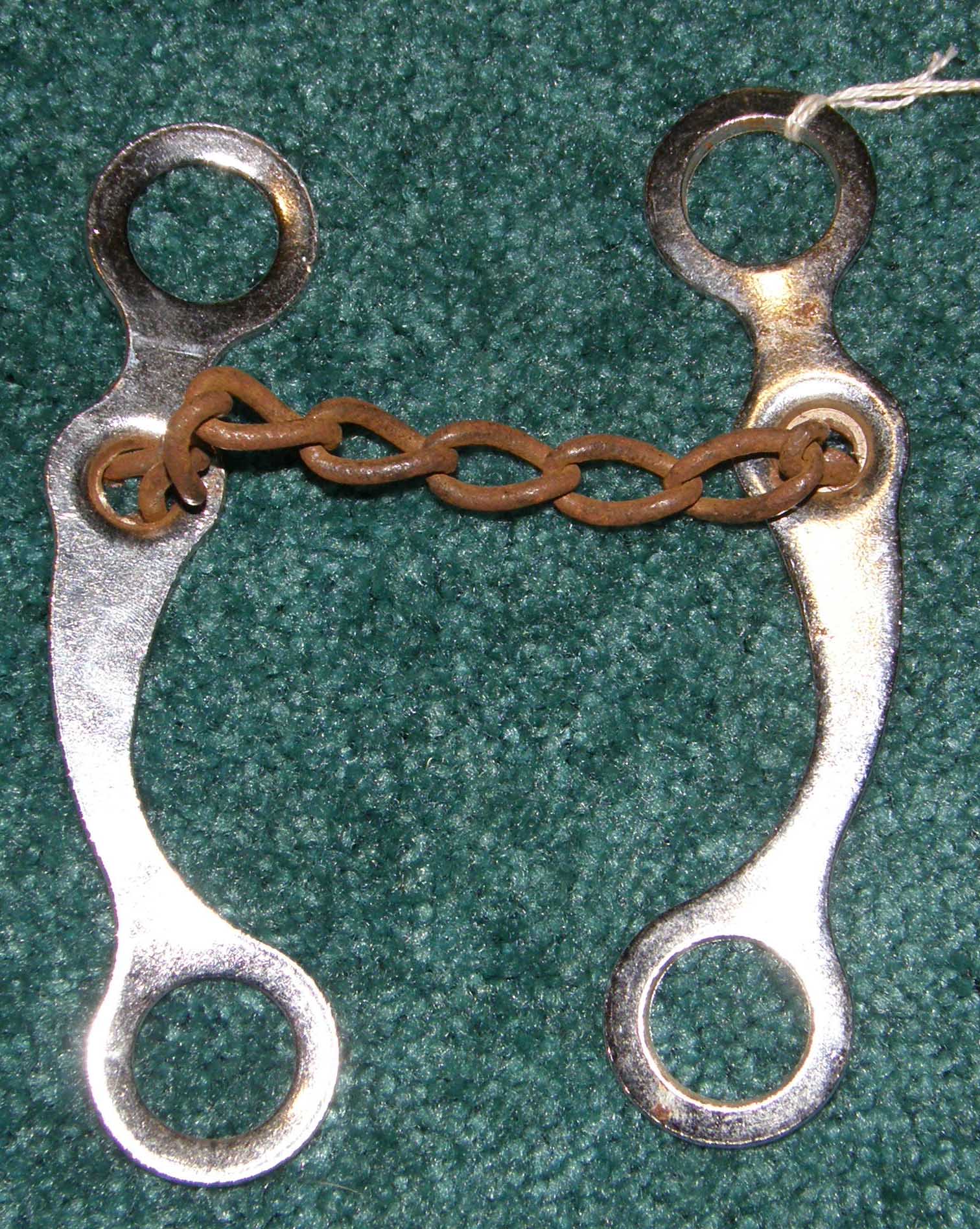 Chain Mouth Curb Bit Sweet Iron Chain Roping Bit Western Curb Bit or Make Your Own Curb Bit Replacement Bit Shanks